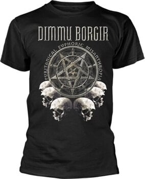 T-shirt Dimmu Borgir Puritanical Euphoric Misanthropia (Skulls) Black M T-shirt - 1