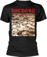 T-shirt Bathory Requiem Unisex T-shirt de manga curta/Black/Curto