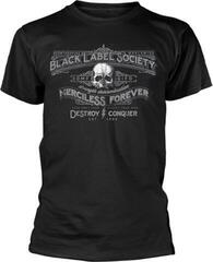 Риза Black Label Society Merciless Forever Unisex Тениска с къс ръкав/Black/Къси