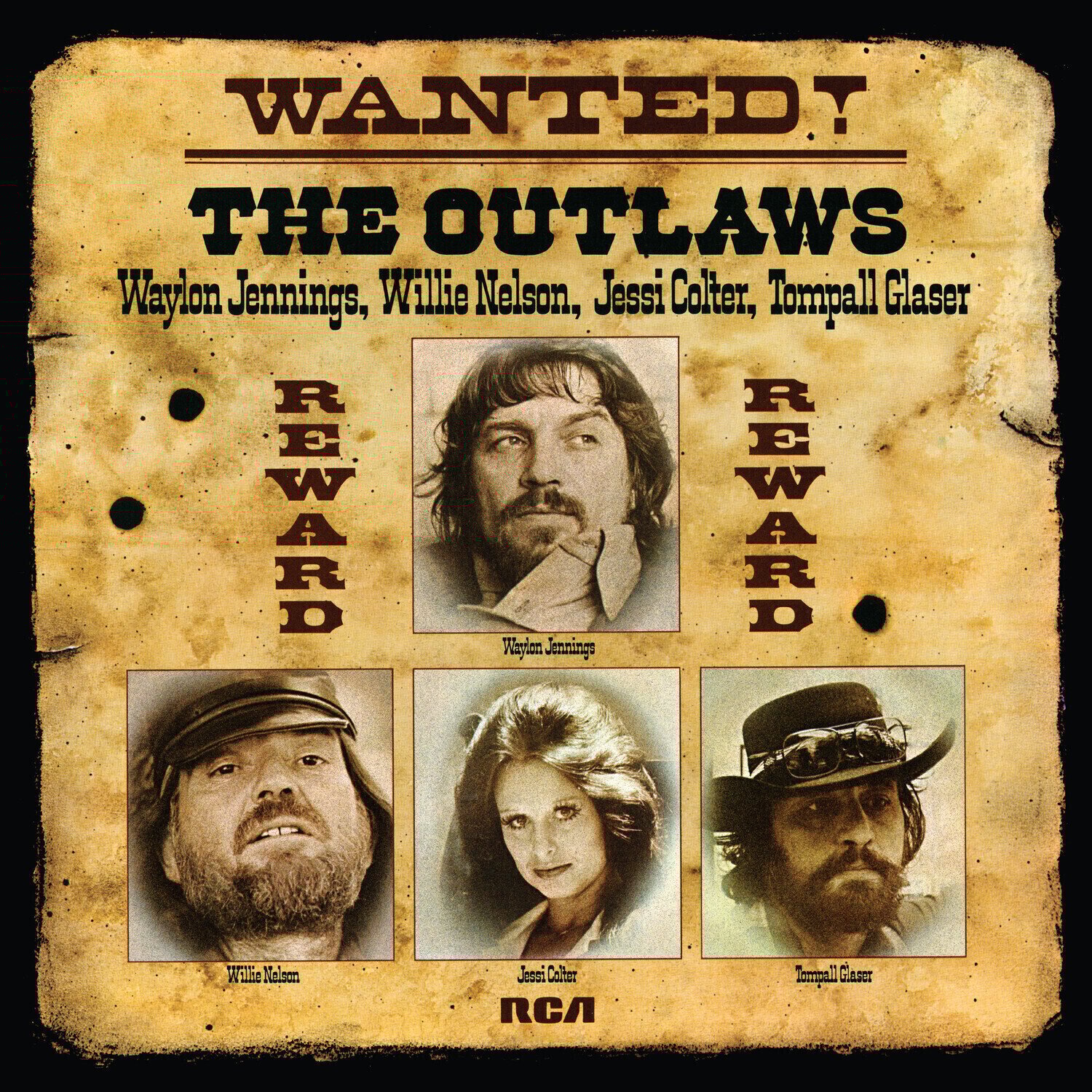 Waylon Jennings - Wanted! The Outlaws (Willie Nelson) (LP)