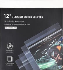 Hoes/koffer voor LP's Muziker OPPVinyl Record Outer Sleeve Pack LP-hoezen 100