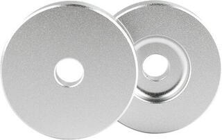 Middenreductie Muziker 45 RPM Record Adapter Silver Middenreductie