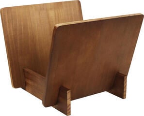 Tafelstandaard voor LP's Muziker Self-Assembly Paulownia Tafelstandaard voor LP's Natural