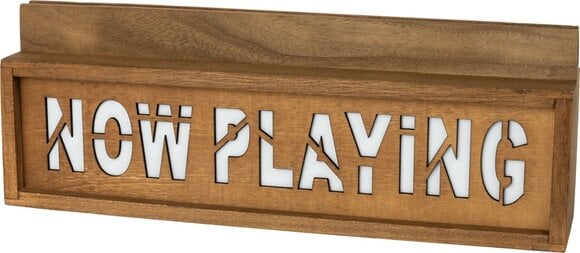 Stalo vinilo plokštelių laikiklis Muziker Now Playing Vinyl Record Album Display Stand - 1
