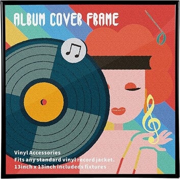 Suport de perete pentru discuri LP Muziker MUZR65 Suport de perete pentru discuri LP - 1