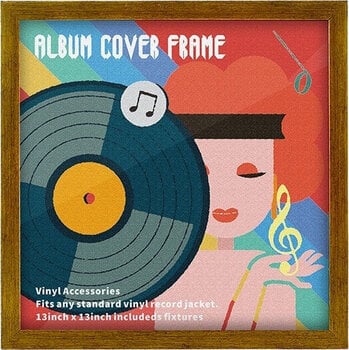 Zidni stalak za LP ploče Muziker MUZR65B Zidni stalak za LP ploče - 1