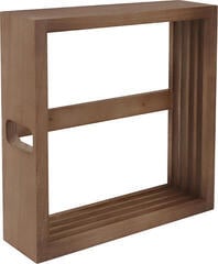 Muurstandaard voor LP's Muziker Vinyl Record Storage Muurstandaard voor LP's Brown