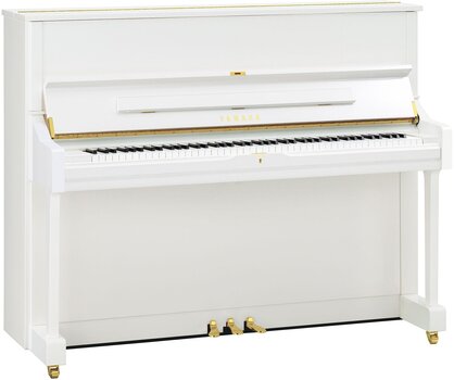 Piano Yamaha U 1 Q Polished White Piano - 1