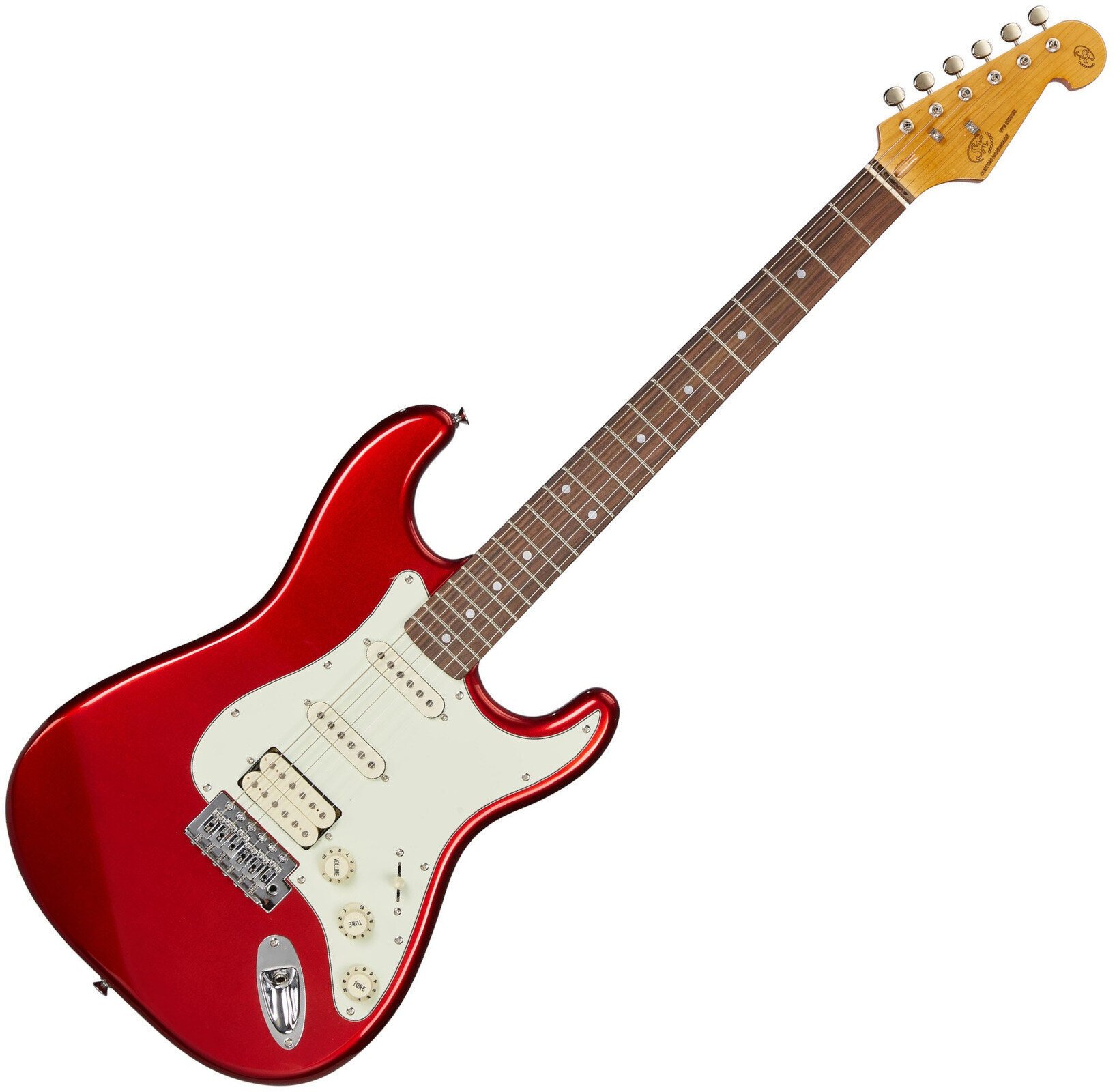 Gitara elektryczna SX SST62+ /HSS Candy Apple Red Gitara elektryczna