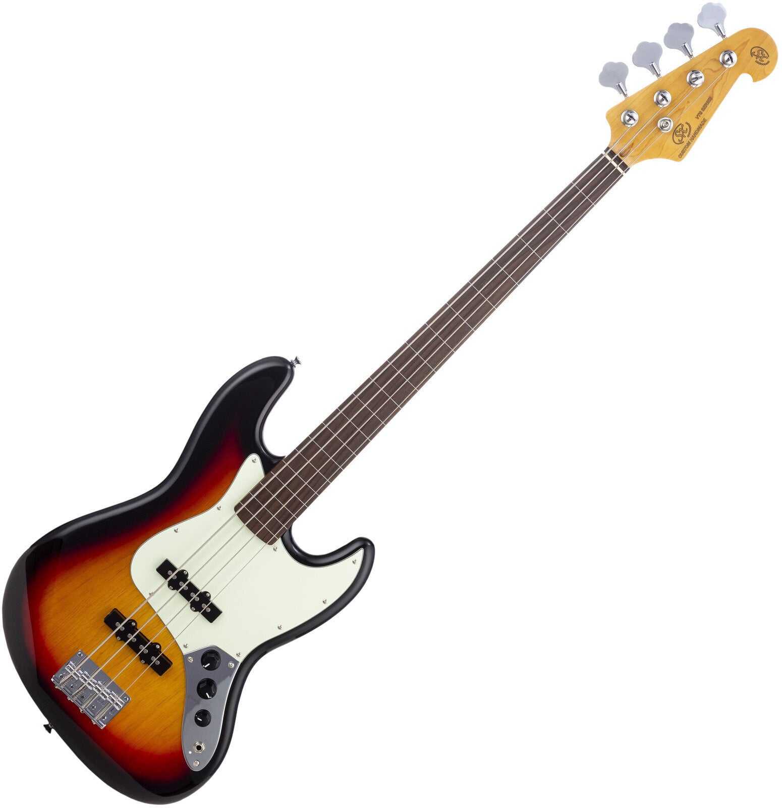 Befrizė bosinė gitara SX SJB62 Plus FL 3-Tone Sunburst