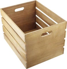 Doboz LP lemezekhez Muziker Self-Assembly Plywood Doboz LP lemezekhez Natural