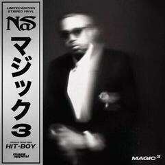 Грамофонна плоча Nas - Magic 3 (Black & White Striped Coloured) (2 LP)
