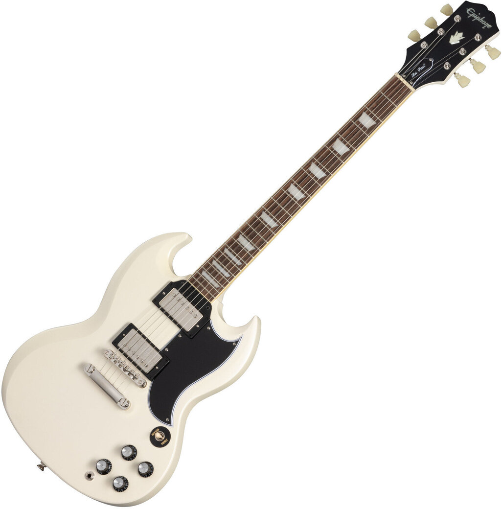 Epiphone 1961 Les Paul SG Standard Aged Classic White Chitară