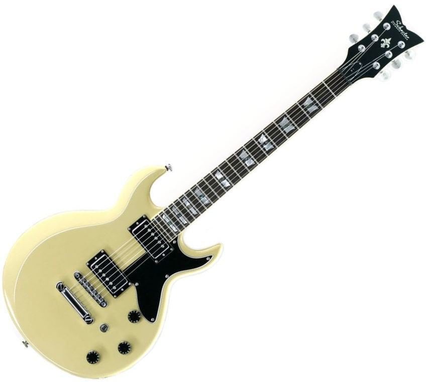Electric guitar Schecter S1 Ivory