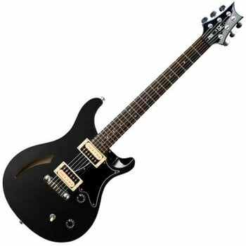 Semiakustická gitara PRS SE CUSTOM Semi-Hollow Black - 1