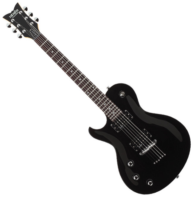 Elektrische gitaar voor linkshandige speler Schecter OMEN SOLO-6 Left Handed Black