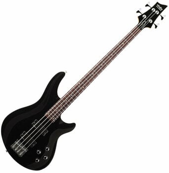 4-string Bassguitar Schecter Omen 4 Gloss Black - 1