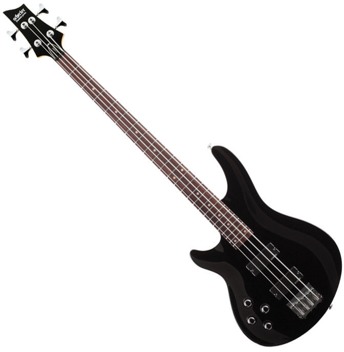 Schecter Omen 4 Bass Left Handed Black Muziker