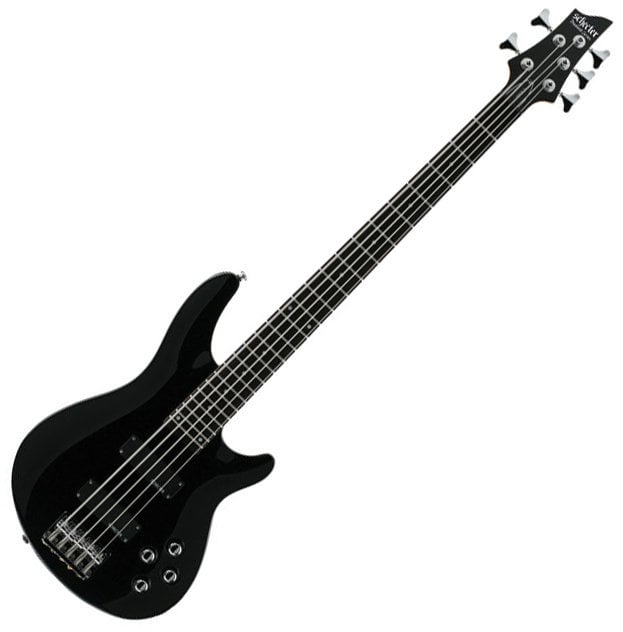 Schecter Omen 5 Black Gitara basowa 5-strunowa - Muziker