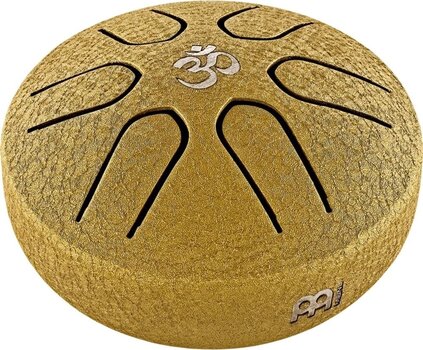 Tongue Drum Meinl Pocket Steel 3" A Major 440hz Om/Gold Tongue Drum - 1