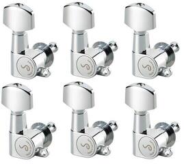 Kitarride häälestusseadmed Schaller M6 Mini 6L solid 21,7 Chrome
