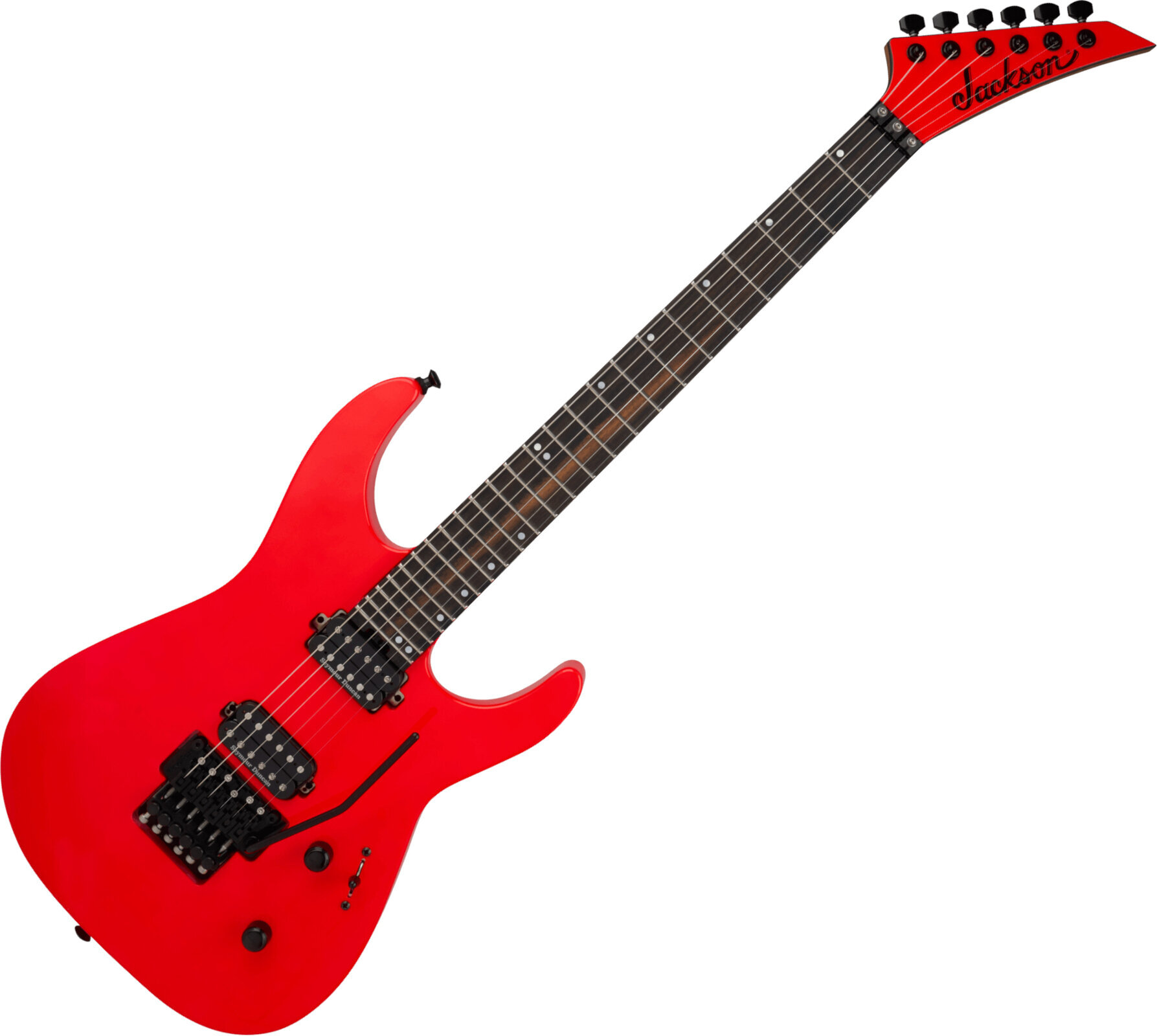 Electric guitar Jackson American Series Virtuoso Streaked EB Rocket Red Electric guitar