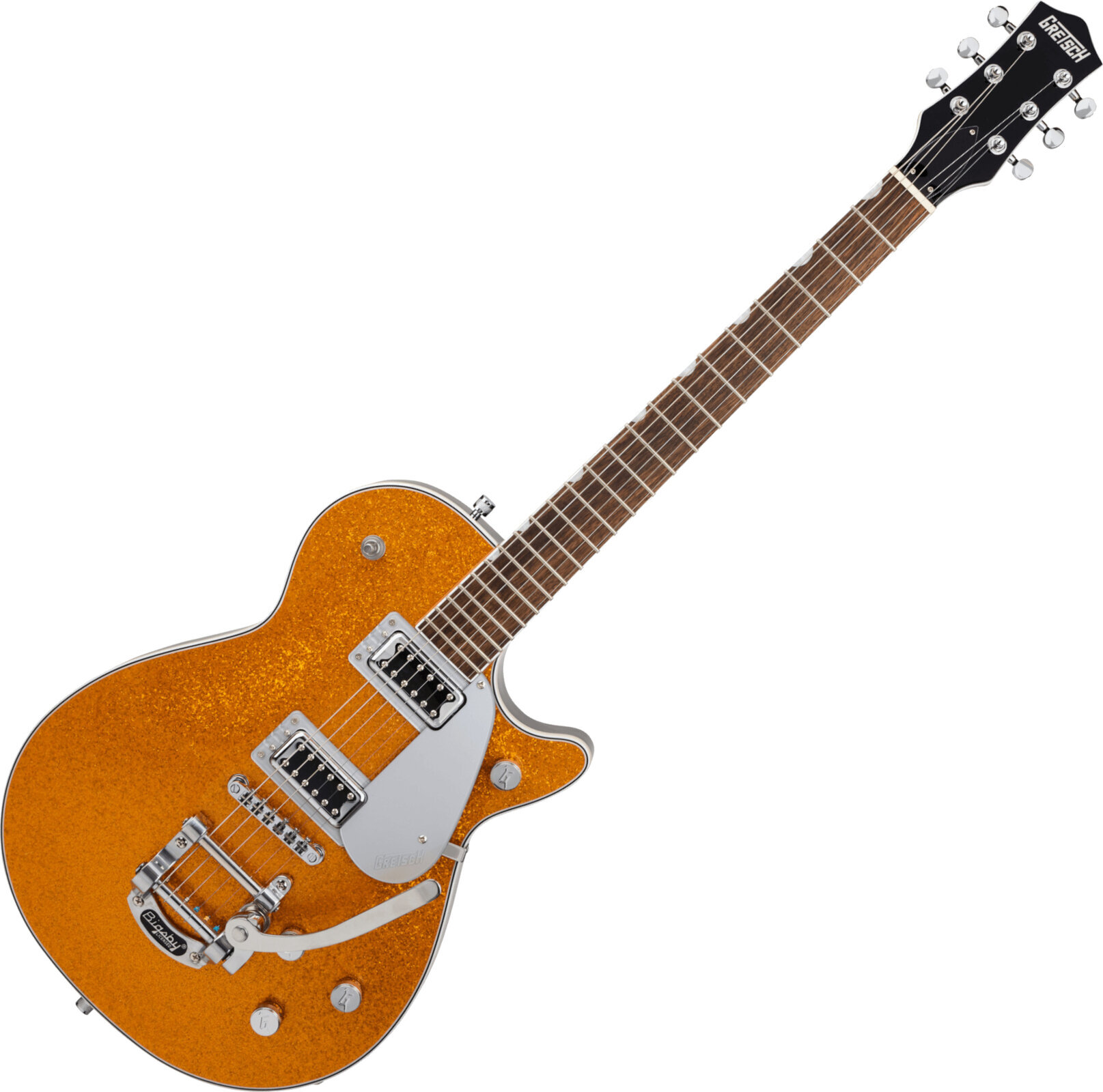 Elektrische gitaar Gretsch G5230T Electromatic Sparkle Jet FT SC Bigsby LRL Gold Sparkle Elektrische gitaar