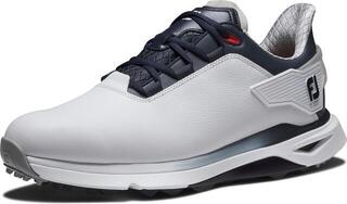 Men's golf shoes Footjoy PRO SLX White/Navy/Red