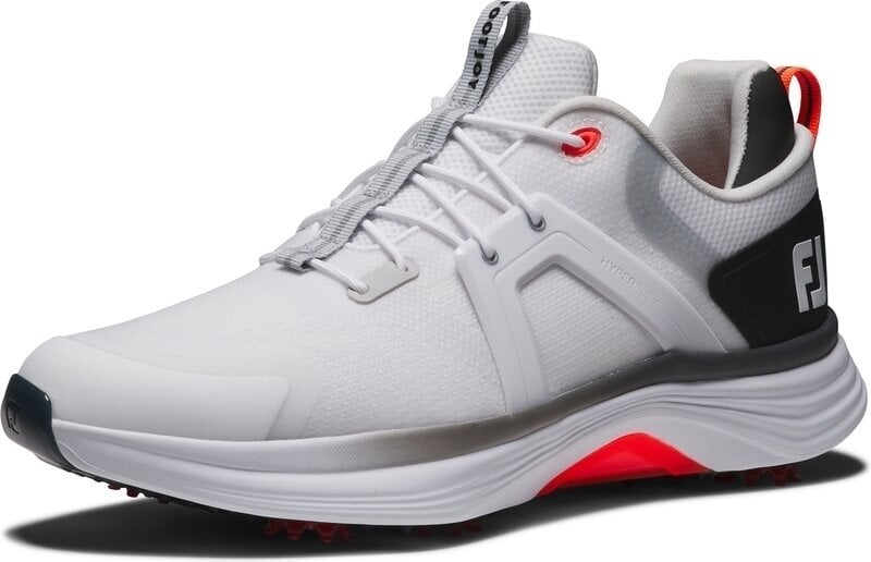 Pánské golfové boty Footjoy Hyperflex White/Black/Red 41 Pánské golfové boty