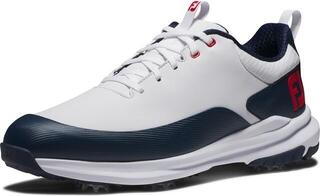 Men's golf shoes Footjoy Tour Rival White/Navy/Red