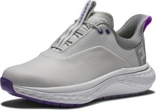 Ženski čevlji za golf Footjoy Quantum Grey/White/Purple