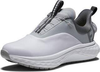 Ženske cipele za golf Footjoy Quantum BOA White/Charcoal/Black