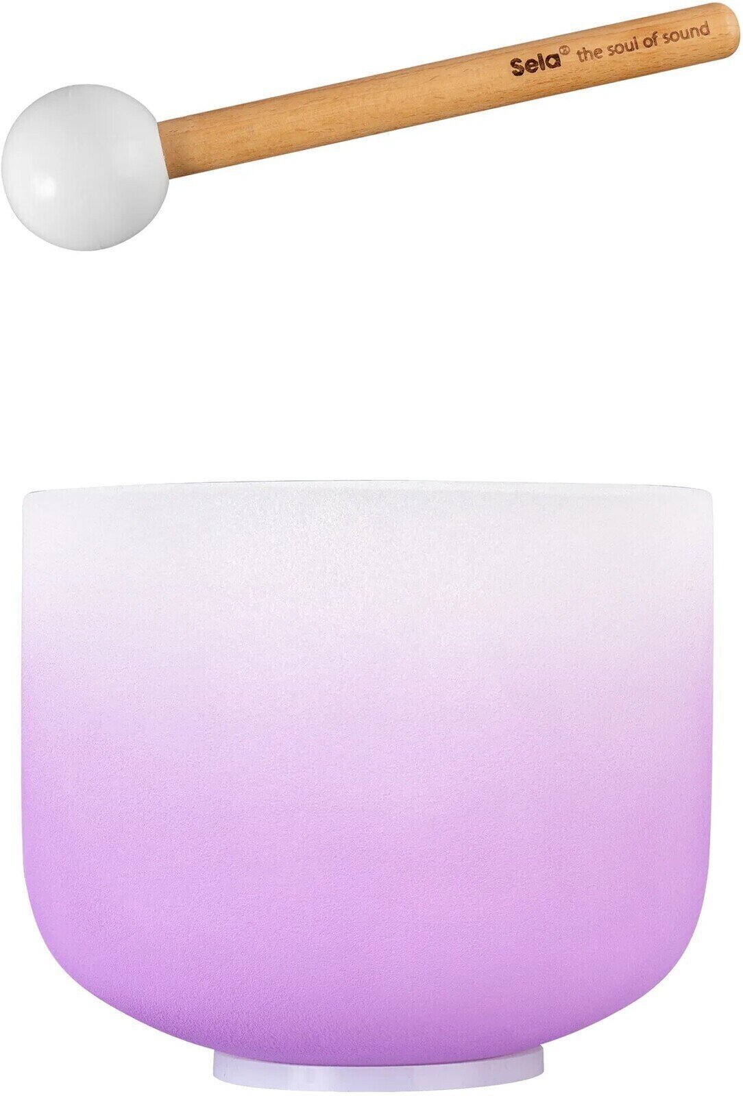 Perkusja dla terapii muzycznej Sela Crystal Chakra Kryształowa misa śpiewająca 8" Violet