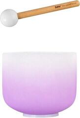Percussion for music therapy Sela Crystal Chakra Singing Bowl 8" Violet