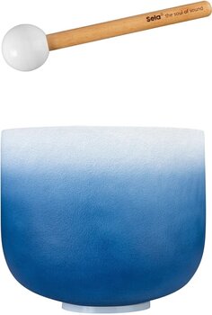 Perkusja dla terapii muzycznej Sela Crystal Chakra Kryształowa misa śpiewająca 9" Indigo - 1