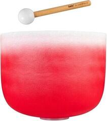 Percussion for music therapy Sela Crystal Chakra Singing Bowl 14" Red