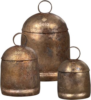 Perkusní nástroj Rolničky Sela Harmony Zvonečky Brass - 1