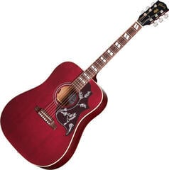 Dreadnought z elektroniką Gibson Hummingbird Special Satin Wine Red Dreadnought z elektroniką