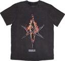Bring Me The Horizon Flame Hex & Text Logo Футболка з коротким рукавом Grey Wash S