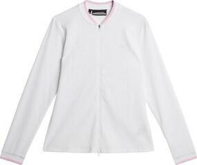 Pulover s kapuco/Pulover J.Lindeberg Susanna Mid Layer White