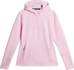 Hoodie/Sweater J.Lindeberg W Aerial Quarter Zip Hood Nosegay