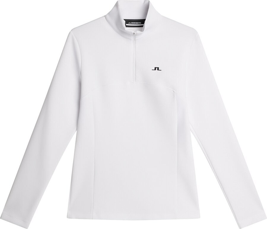 Mikina/Sveter J.Lindeberg Lorelei Quarter Zip Mid Layer White XL Mikina