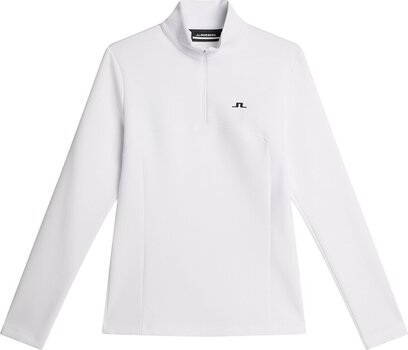 Mikina/Sveter J.Lindeberg Lorelei Quarter Zip Mid Layer White XL Mikina - 1