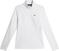 Mikina/Sveter J.Lindeberg Lorelei Quarter Zip Mid Layer White XL Mikina