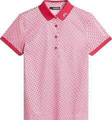 Polo Shirt J.Lindeberg Tour Tech Print Geo Pink