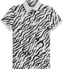 Polo J.Lindeberg Tour Tech Print Tiger Moonbeam