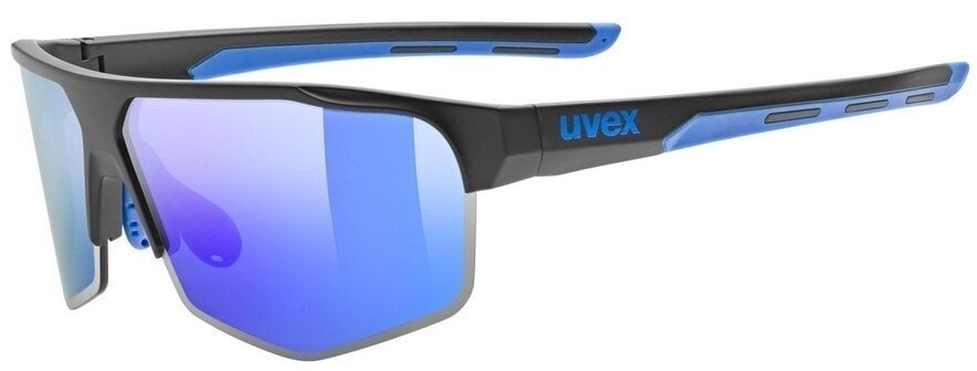 Sport Glasses UVEX Axos Set Black Matt/Mirror Blue Sport Glasses