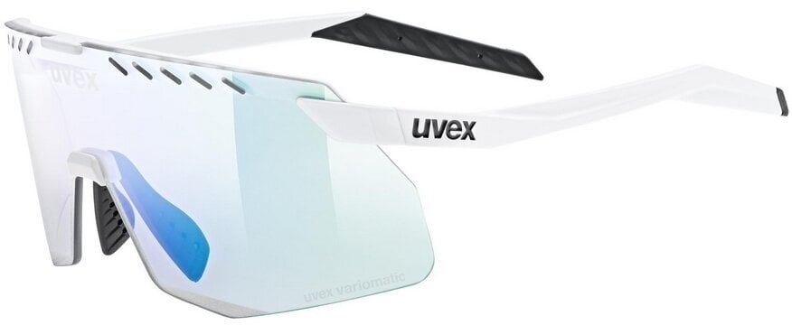 Sportovní brýle UVEX Pace Stage Small V White Matt/Variomatic Mirror Green Sportovní brýle