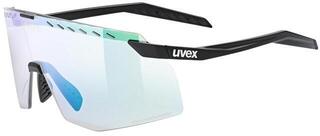 Gafas deportivas UVEX Pace Stage V Black Matt/Variomatic Mirror Green Gafas deportivas
