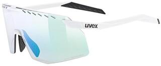 Gafas deportivas UVEX Pace Stage V White Matt/Variomatic Mirror Green Gafas deportivas